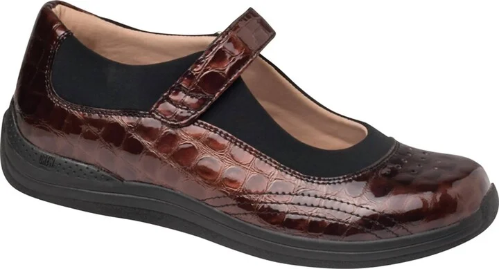Rose Shoes In Brown Croc