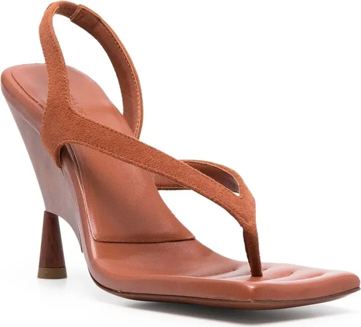 Rose slingback sculpted sandals - Image 2