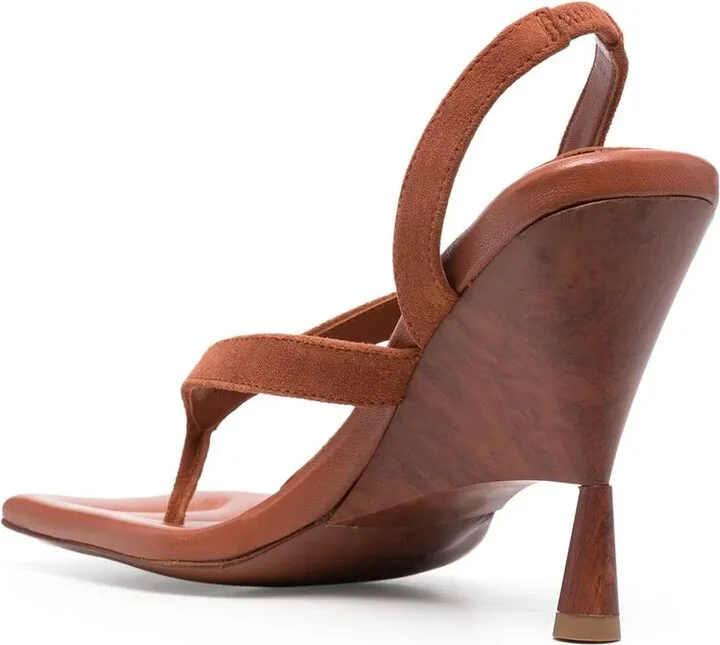 Rose slingback sculpted sandals - Image 3