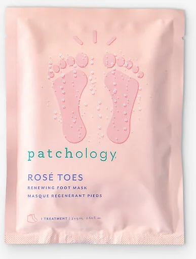 Rosé Toes Renewing Foot Mask Single Treatment - Image 2