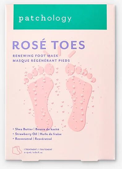 Rosé Toes Renewing Foot Mask Single Treatment