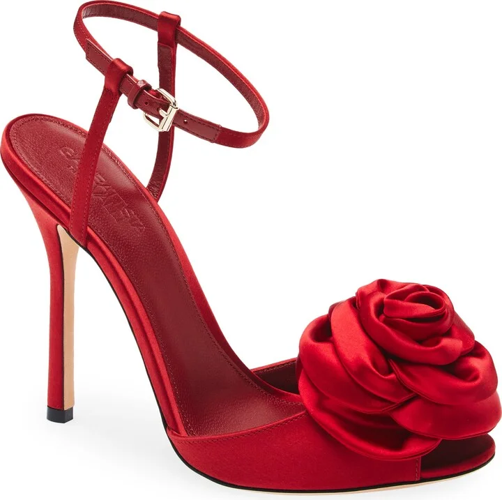 Rosette Embellished Sandal