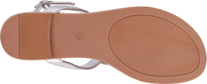 Rosette Women's Single Flower Thong T-Strap Sandal - Image 8