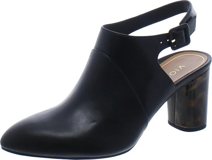 Roseville Womens Leather Pointed Toe Booties
