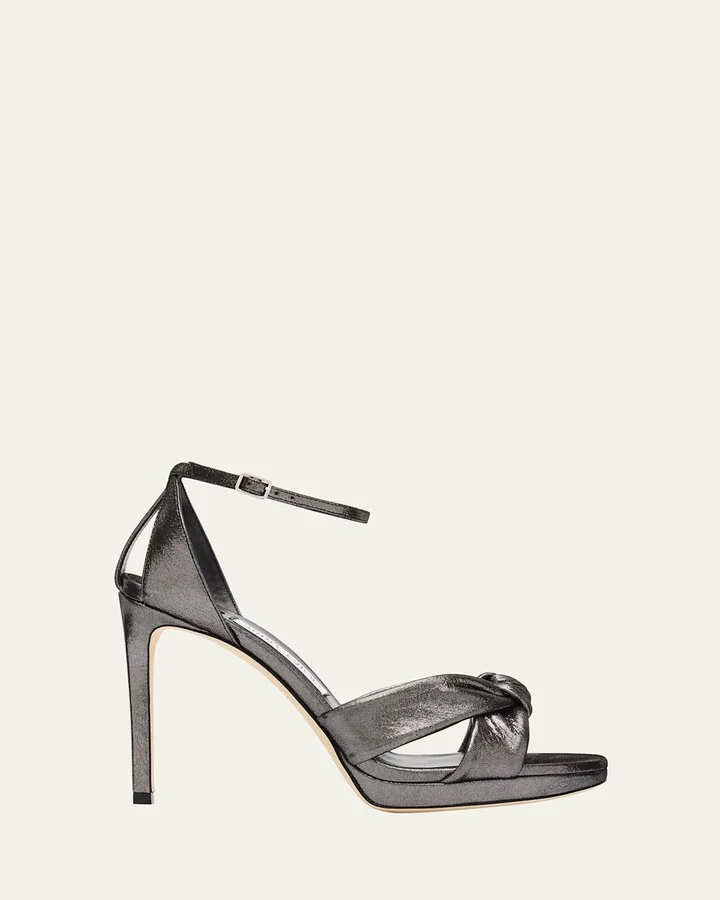 Rosie 100 Shimmer Suede Sandals