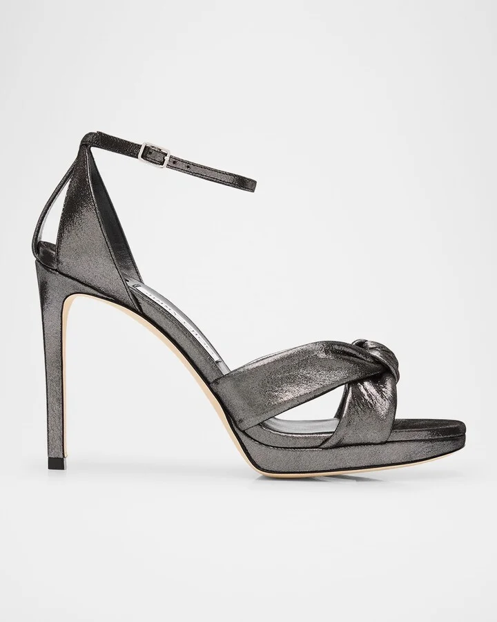 Rosie 100 Shimmer Suede Sandals