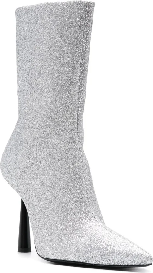Rosie 100mm glittered ankle boots - Image 2