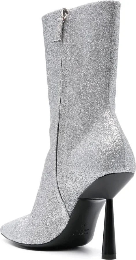 Rosie 100mm glittered ankle boots - Image 3
