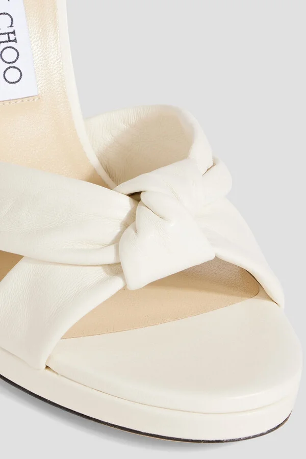 Rosie 120 knotted leather sandals - Image 4