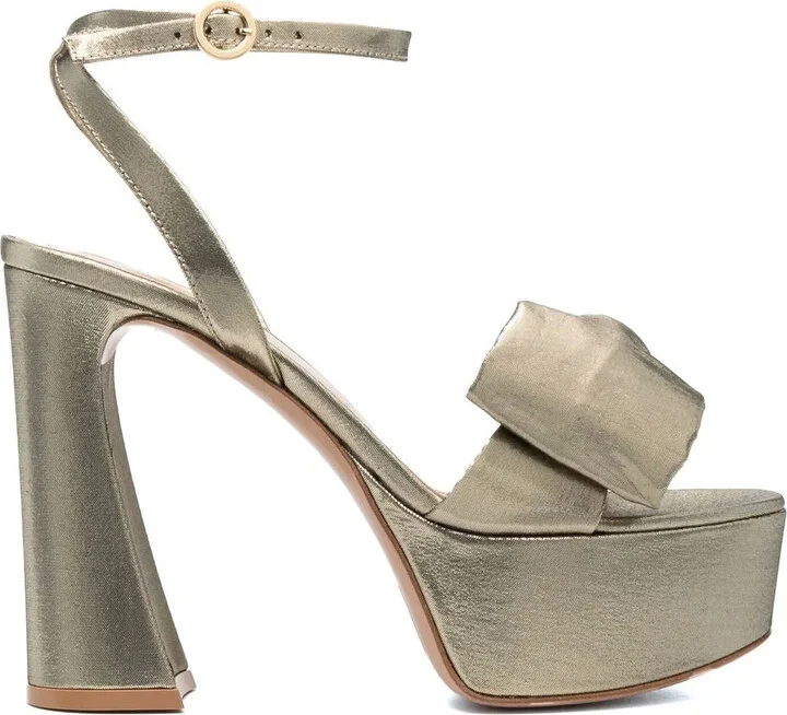 Rosie 120mm bow-detail sandals