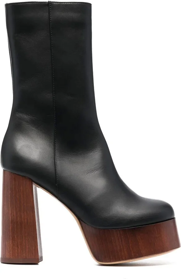 Rosie 120mm platform mid-calf boots