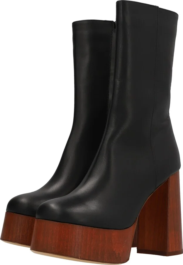 'rosie 27' Gia Borchini X Rosie Huntington Whiteley Ankle Boots - Image 4