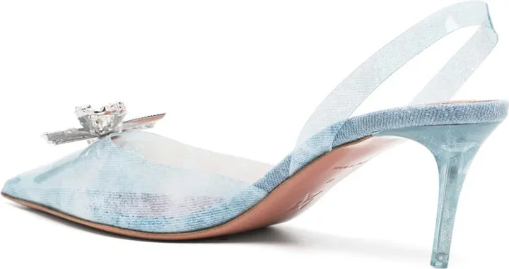 Rosie 60mm transparent pumps - Image 3