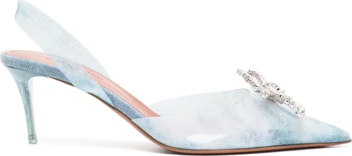Rosie 60mm transparent pumps