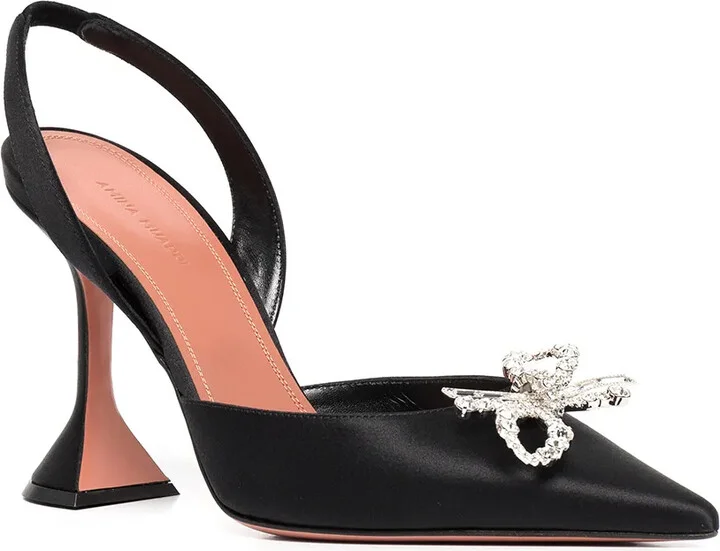 Rosie 95mm crystal-embellished pumps - Image 2