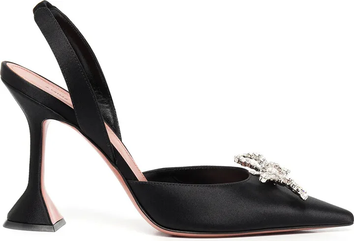 Rosie 95mm crystal-embellished pumps