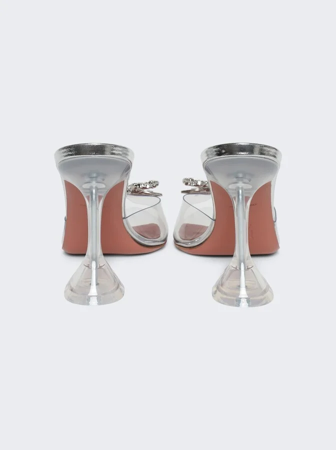 Rosie Glass Slipper Sandals Transparent