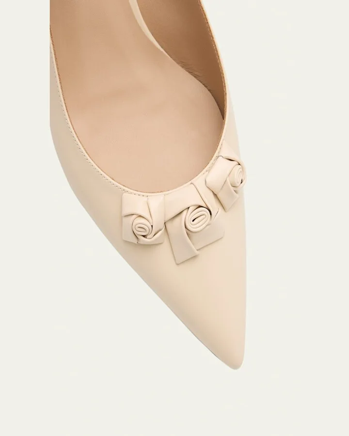 Rosie Slingback Kitten Pumps - Image 8