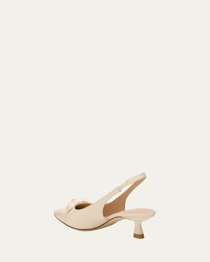 Rosie Slingback Kitten Pumps - Image 9