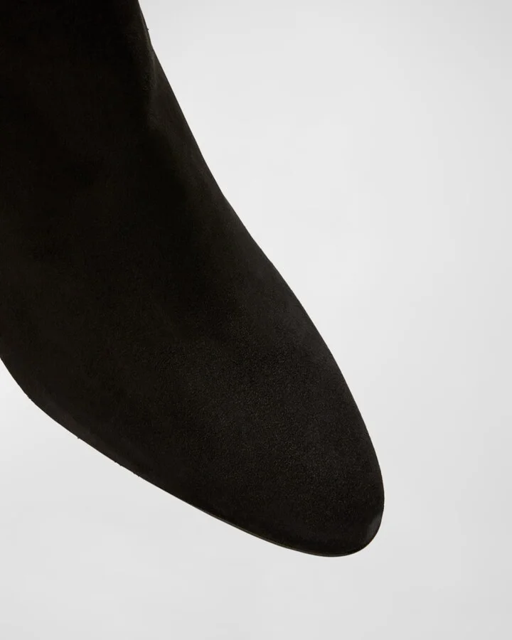 Rosie Suede Zip Ankle Booties - Image 7