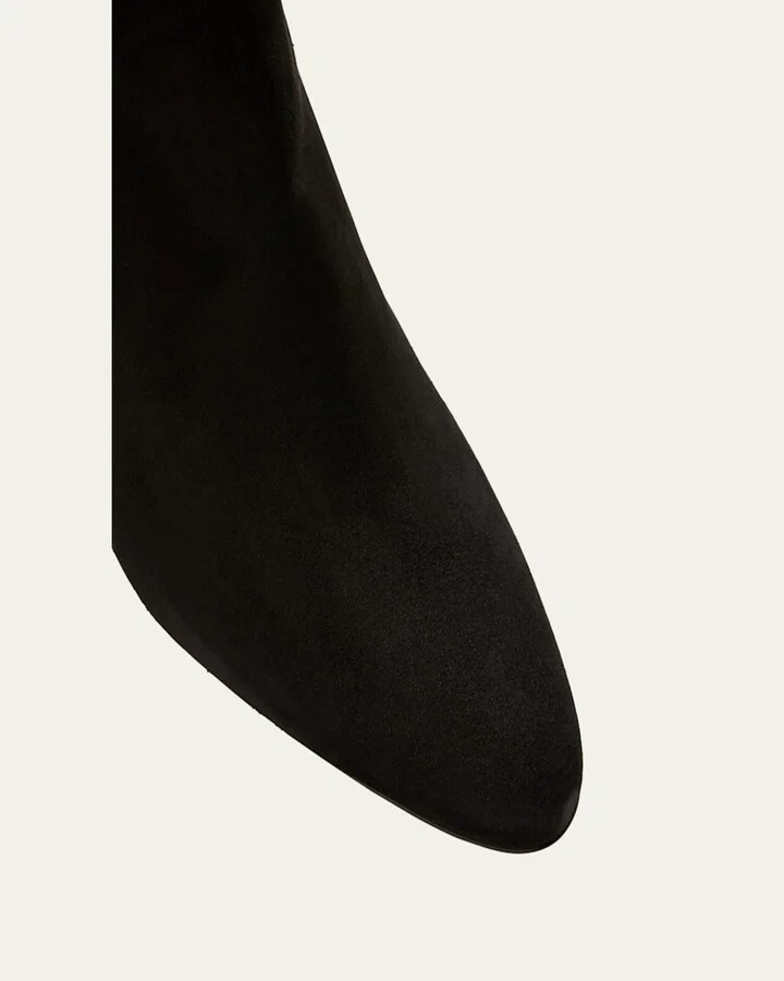 Rosie Suede Zip Ankle Booties - Image 6