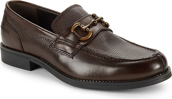 Ross Leather Bit Loafers - Image 2