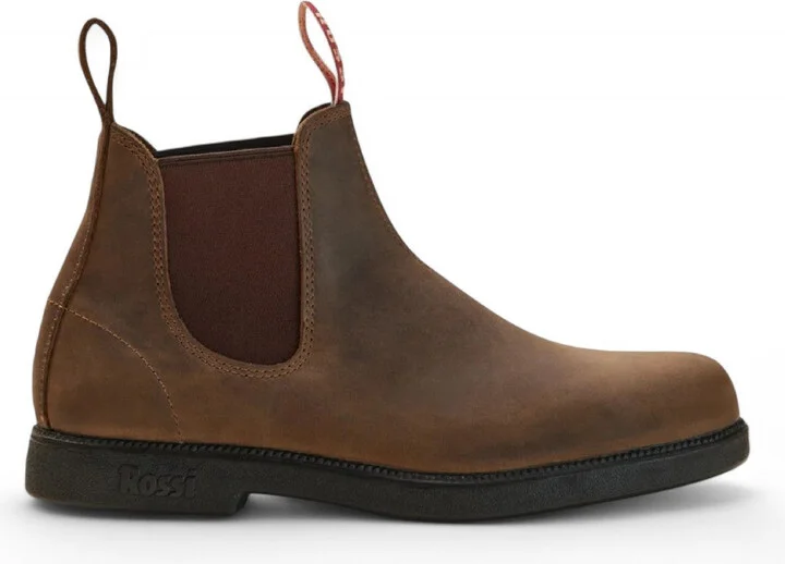 Rossi 607 Booma Rustic Brown Leather Chelsea Boots