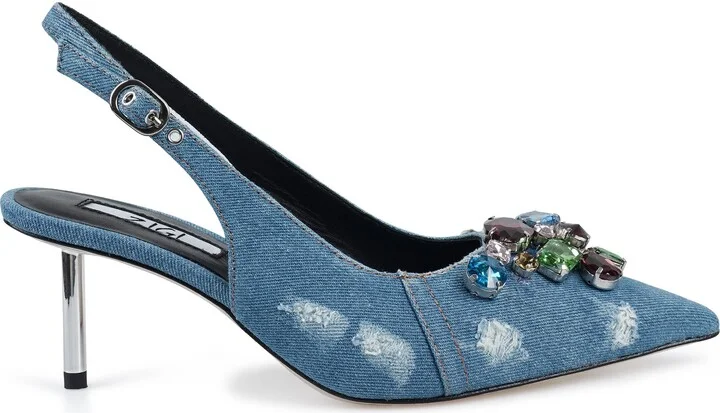 Rossy Pointed Toe Slingback Pump - Image 3