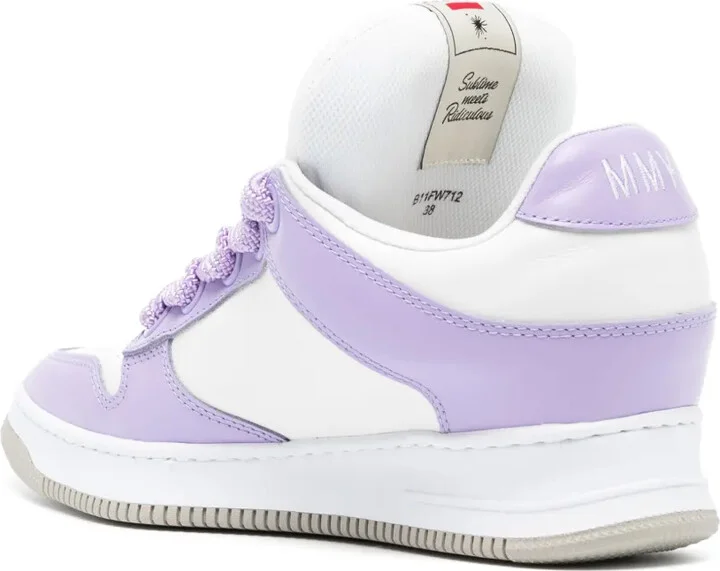 Rosy pointed-toe puffer sneakers - Image 3