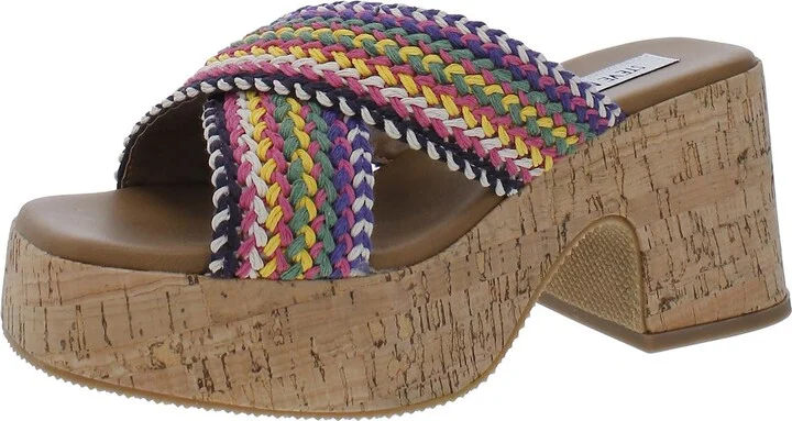 Rosy Womens Casual Lifestyle Slide Sandals
