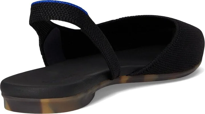Rothy's The Almond Slingback Women's Slip-on Dress Shoes Black : 10.5 M - Image 4