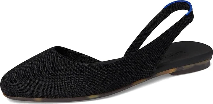 Rothy's The Almond Slingback Women's Slip-on Dress Shoes Black : 10.5 M - Image 5