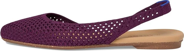 Rothy's The Almond Slingback Women's Slip-on Dress Shoes Plum Mesh : 6 M - Image 6