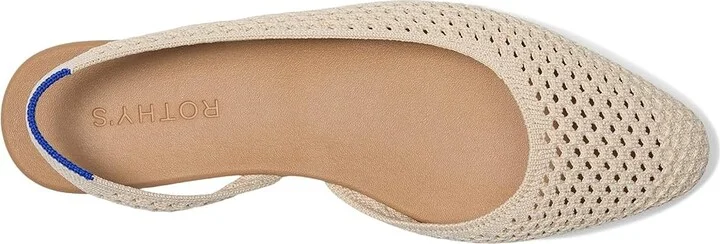 Rothy's The Almond Slingback Women's Slip-on Dress Shoes White Mesh : 12 M - Image 2