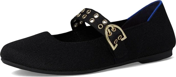 Rothy's The Ballet Mary Jane Women's Dress Flat Shoes Black : 9.5 M - Image 5