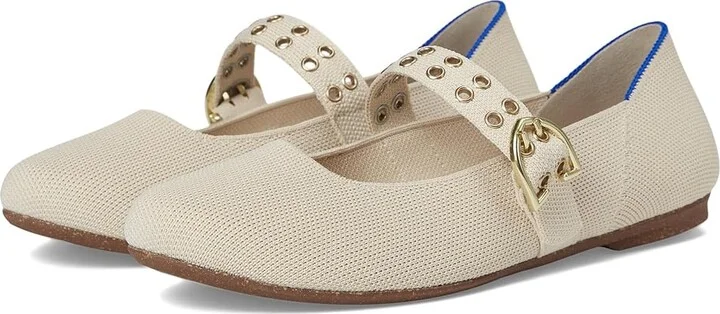 Rothy's The Ballet Mary Jane Women's Dress Flat Shoes Conch : 8 M