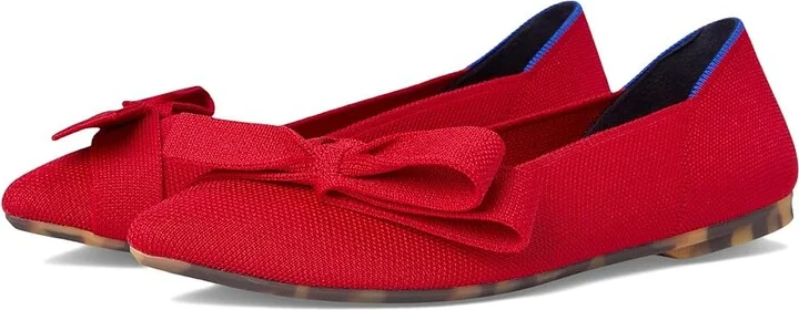 Rothy's The Bow Point II Women's Slip-on Dress Shoes Cupid : 8.5 M