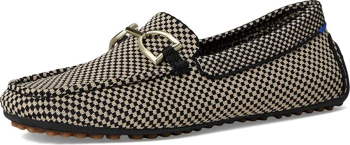 Rothy's The Double Bit Driver Women's Flat Shoes Classic Micro Check : 6.5 M, Synthetic - Image 5