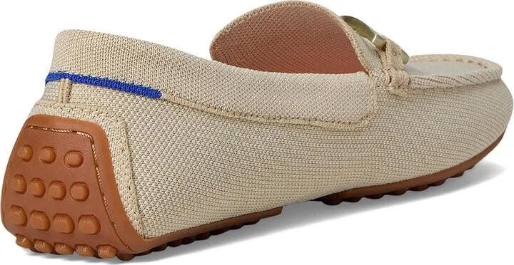 Rothy's The Double Bit Driver Women's Flat Shoes Sesame : 8.5 M, Synthetic - Image 4