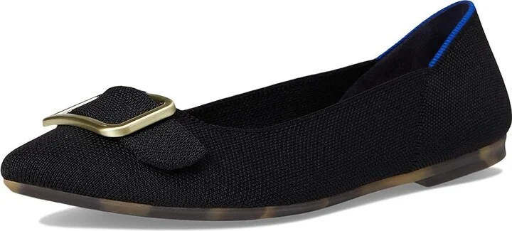 Rothy's The Emblem Point II Women's Slip-on Dress Shoes Black : 9 M - Image 5