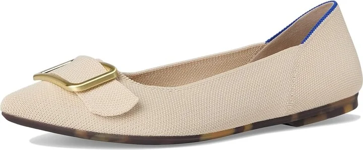 Rothy's The Emblem Point II Women's Slip-on Dress Shoes Conch : 6.5 M - Image 5