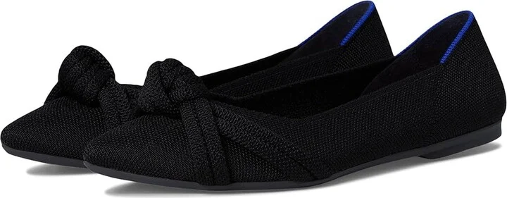 Rothy's The Knot Point II Women's Slip-on Dress Shoes Black : 7 M