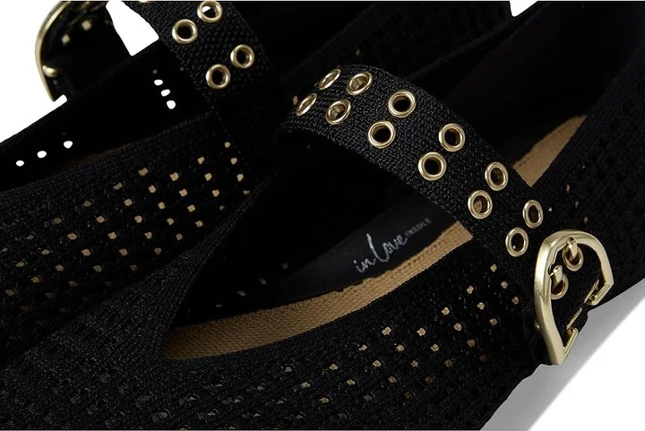 Rothy's The Max Buckle Mary Jane Women's Dress Flat Shoes Black Mesh : 7.5 M - Image 7