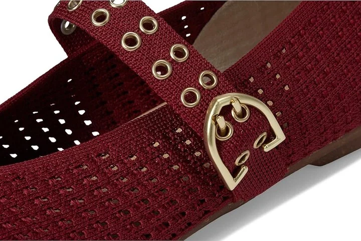 Rothy's The Max Buckle Mary Jane Women's Dress Flat Shoes Ruby Mesh : 8.5 M - Image 7
