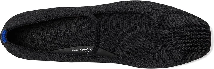 Rothy's The Max Square Mary Jane Women's Dress Flat Shoes Black : 10 M, Synthetic - Image 2