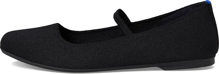 Rothy's The Max Square Mary Jane Women's Dress Flat Shoes Black : 10 M, Synthetic - Image 6