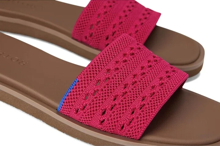 Rothy's The Slide Sandals Women's Sandals Rouge Crochet : 10.5 M, Synthetic - Image 7