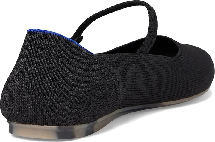 Rothy's The Square Mary Jane Women's Dress Flat Shoes Black : 8 M, Synthetic - Image 4