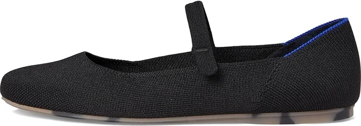 Rothy's The Square Mary Jane Women's Dress Flat Shoes Black : 8 M, Synthetic - Image 6