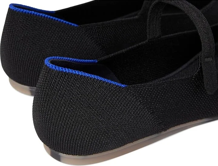 Rothy's The Square Mary Jane Women's Dress Flat Shoes Black : 8 M, Synthetic - Image 7